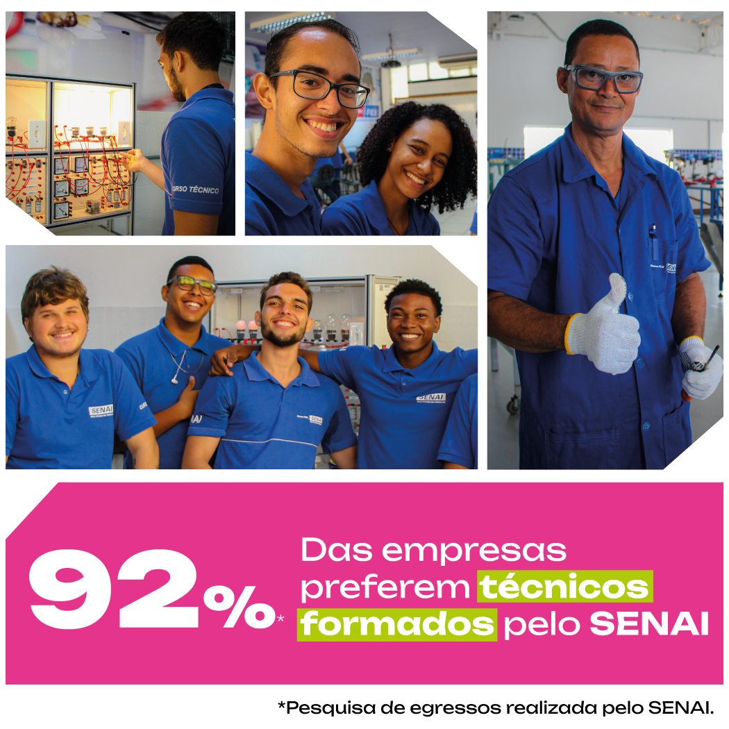 Benefícios dos cursos SENAI Bahia